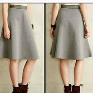 Anthropologie midi skirt